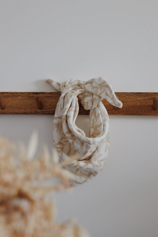 Foulard Fougère dorée