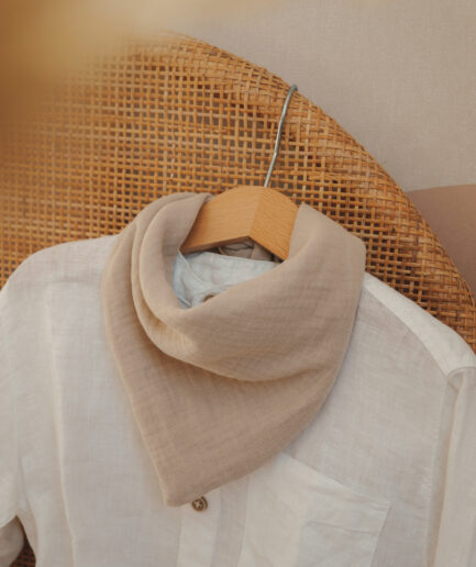 Foulard lin naturel