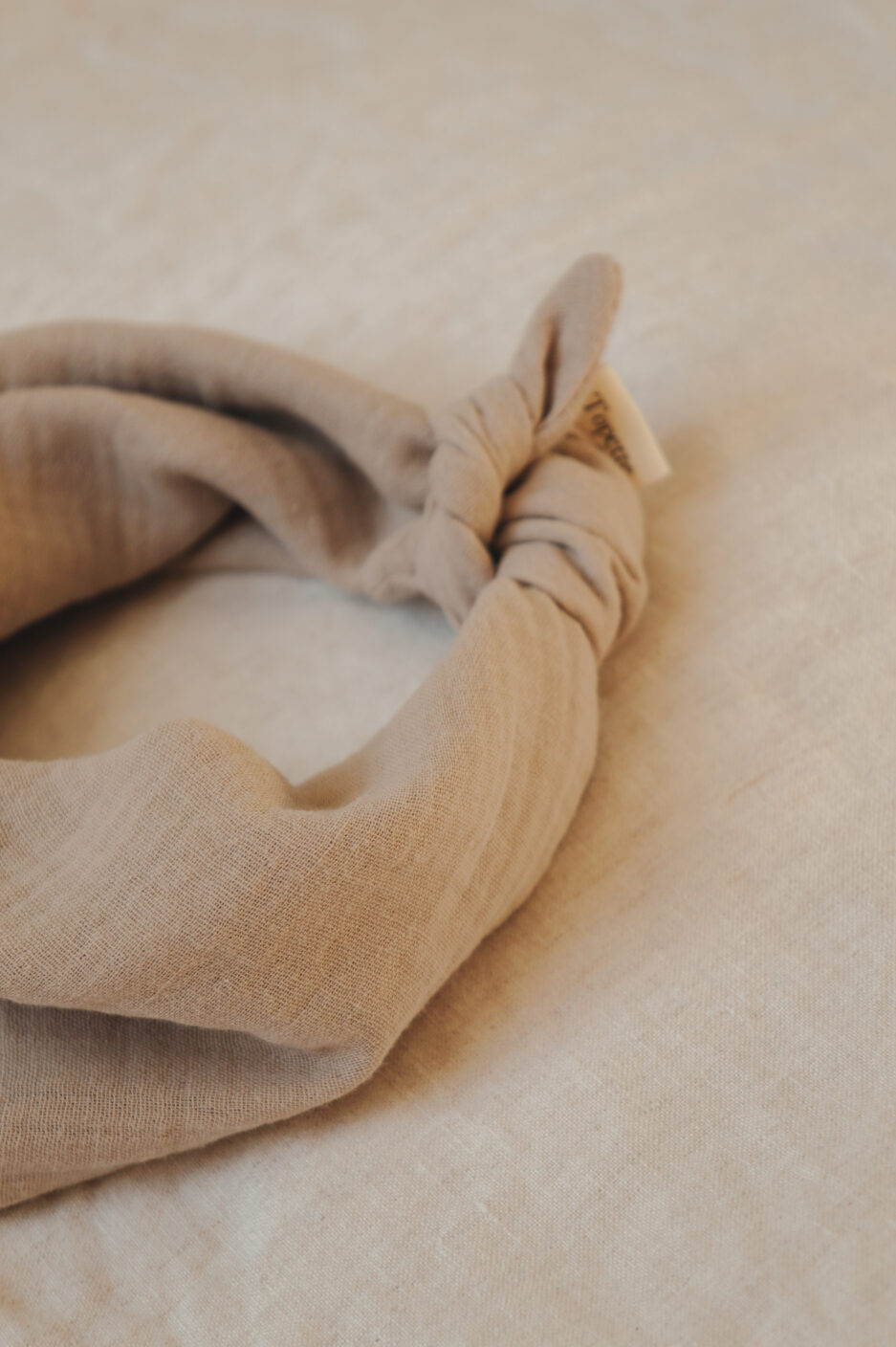 Foulard lin naturel