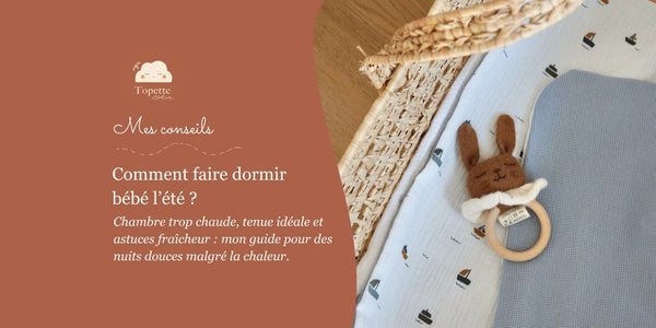 couffin, illustrant les astuces pour le sommeil de bébé en été