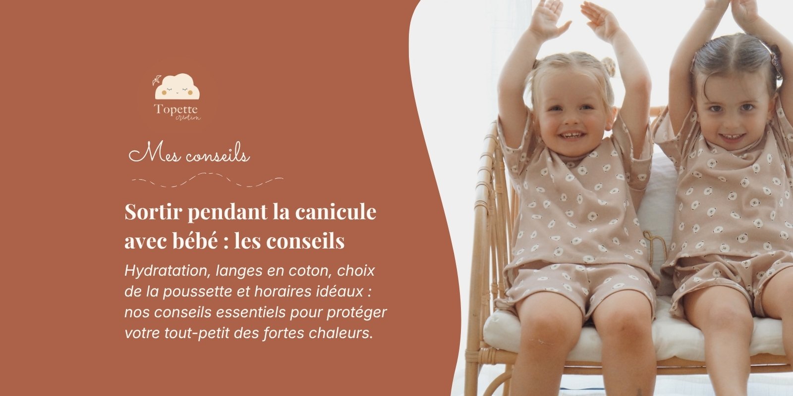 Peut-on sortir avec bébé pendant une canicule ?