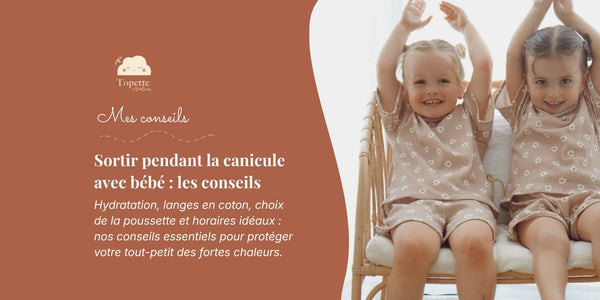 Peut-on sortir avec bébé pendant une canicule ?