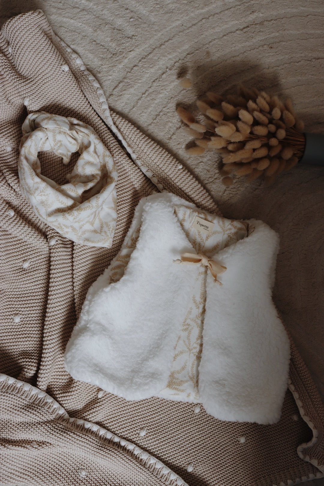 Gilet de berger Fougère dorée