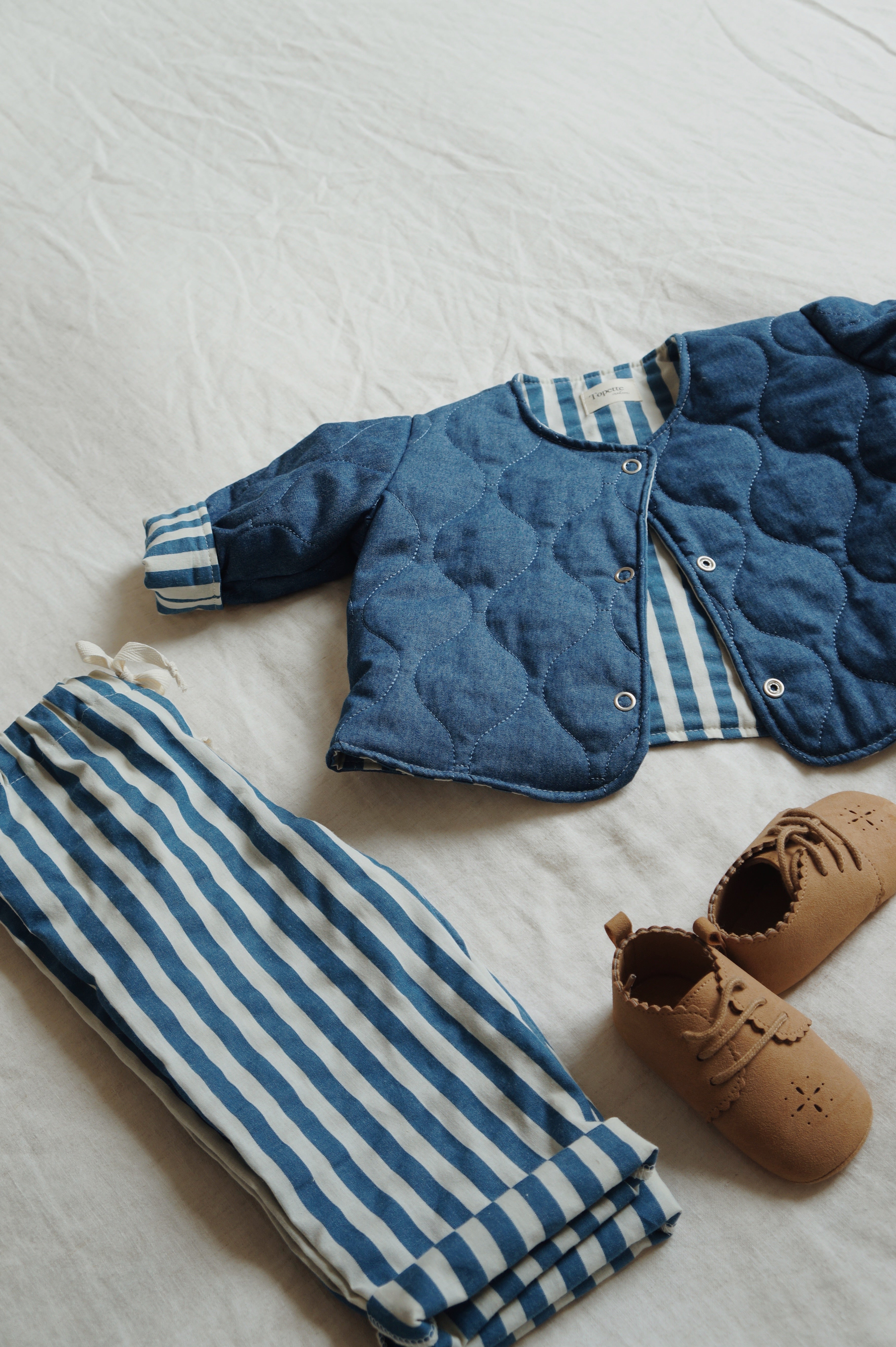 Pantalon fluide Marin