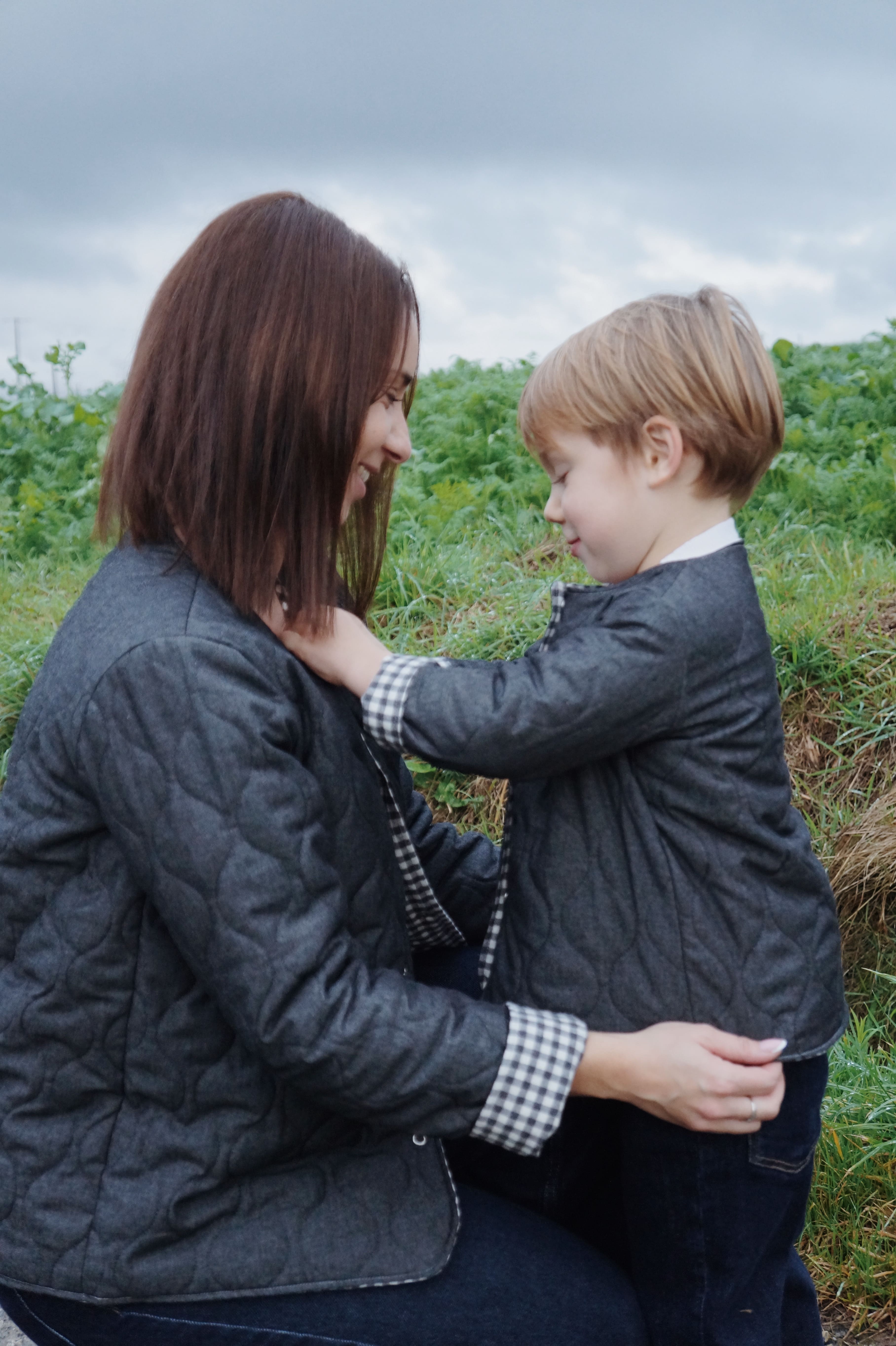 Vestes matelassées avec manches Matchy-Matchy
