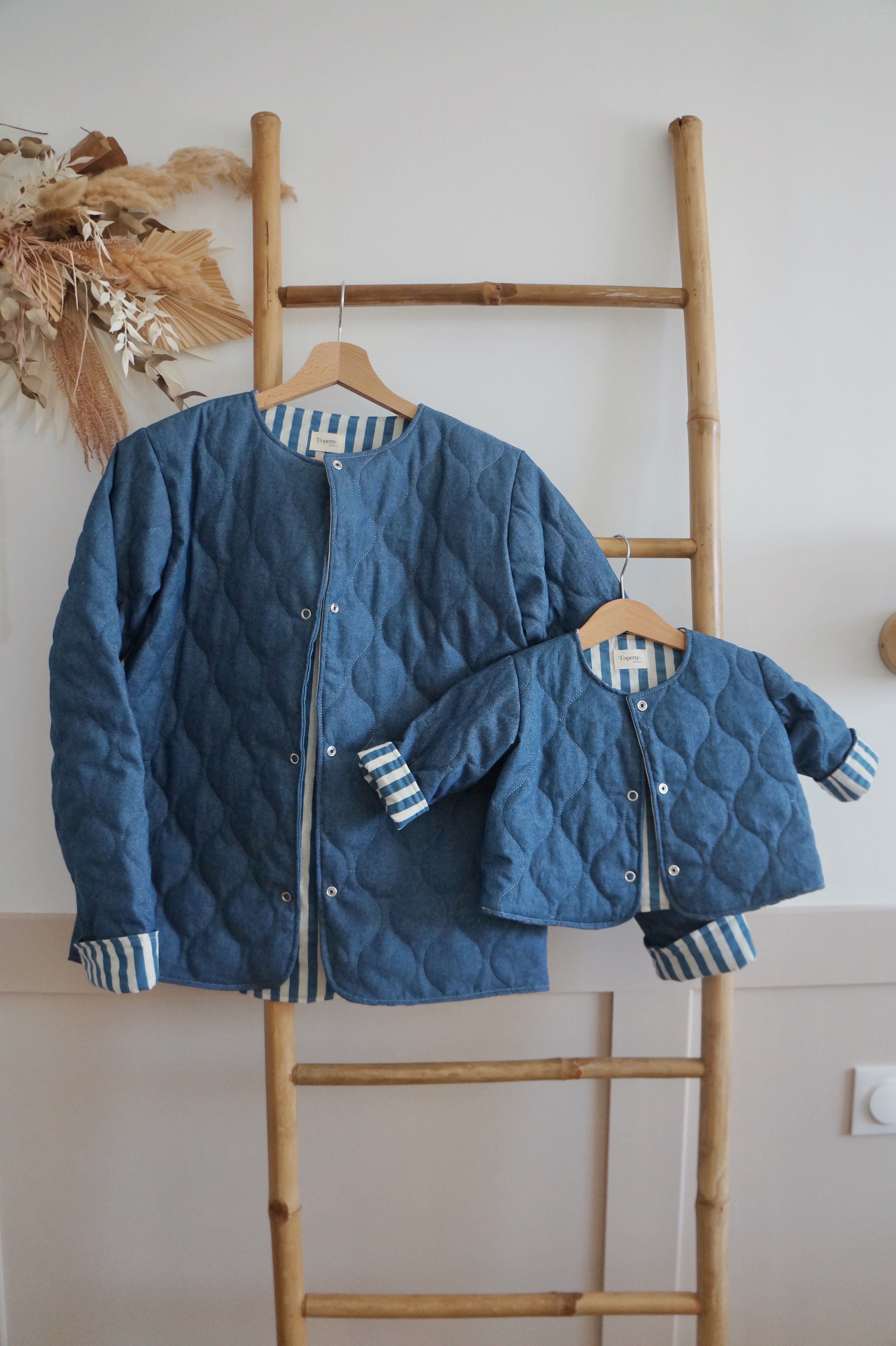 Vestes matelassées avec manches Matchy-Matchy