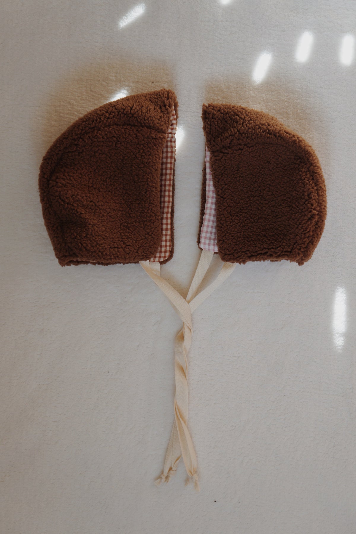 Béguin bébé, bonnet réversible