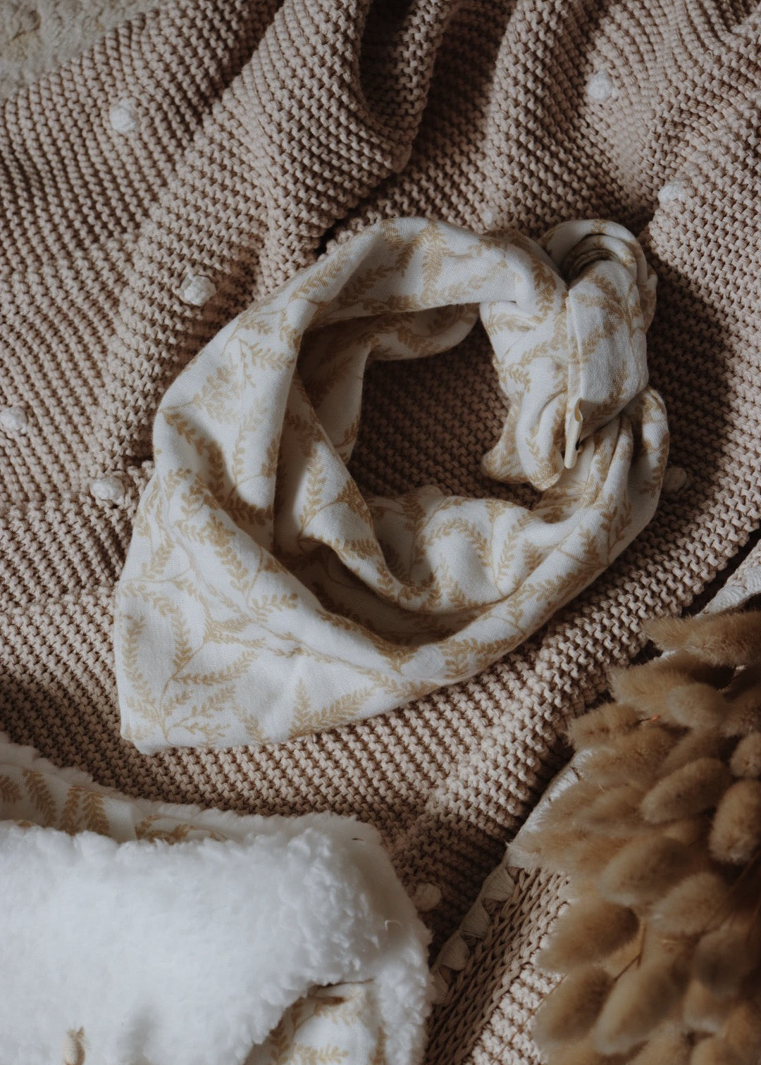 Foulard Fougère dorée