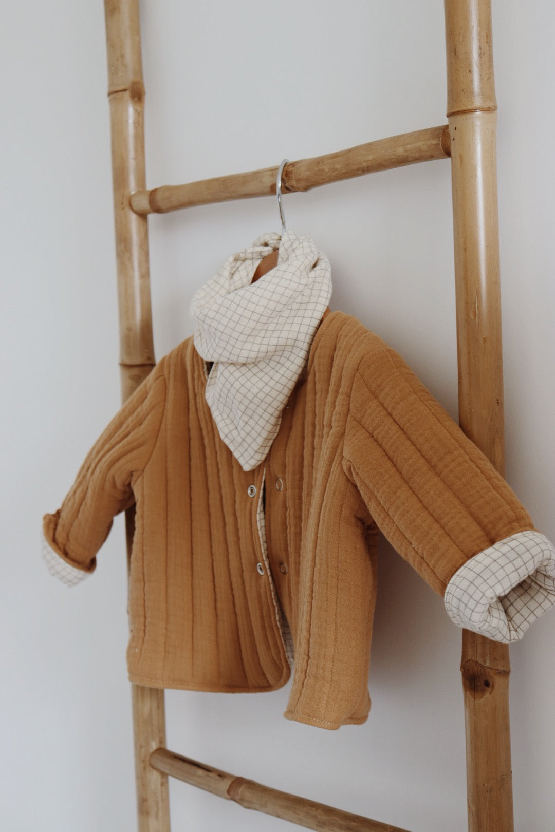 Vestes matelassées avec manches enfant Écolier/Camel Taille 18 mois