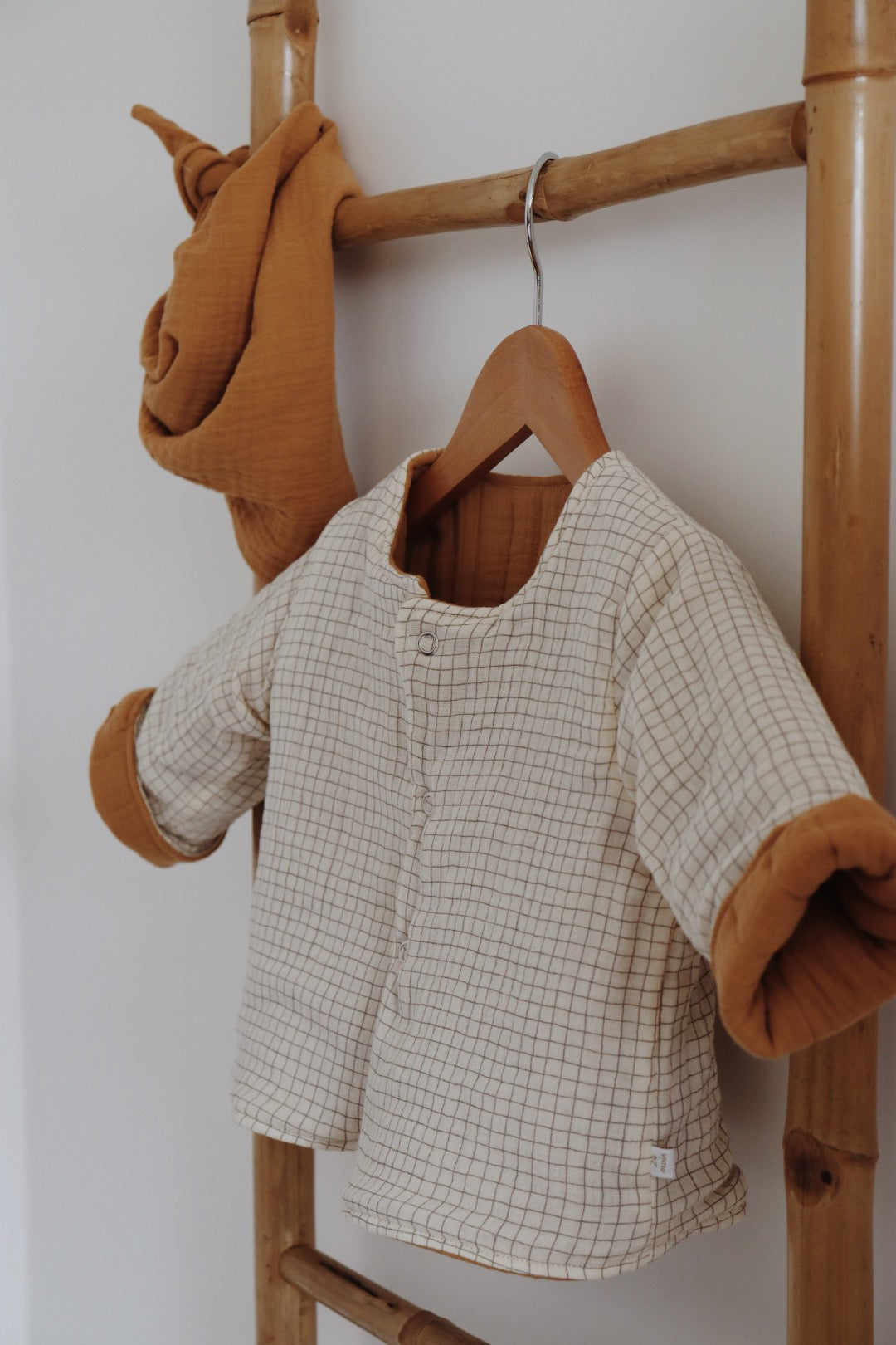 Vestes matelassées avec manches enfant Écolier/Camel Taille 18 mois