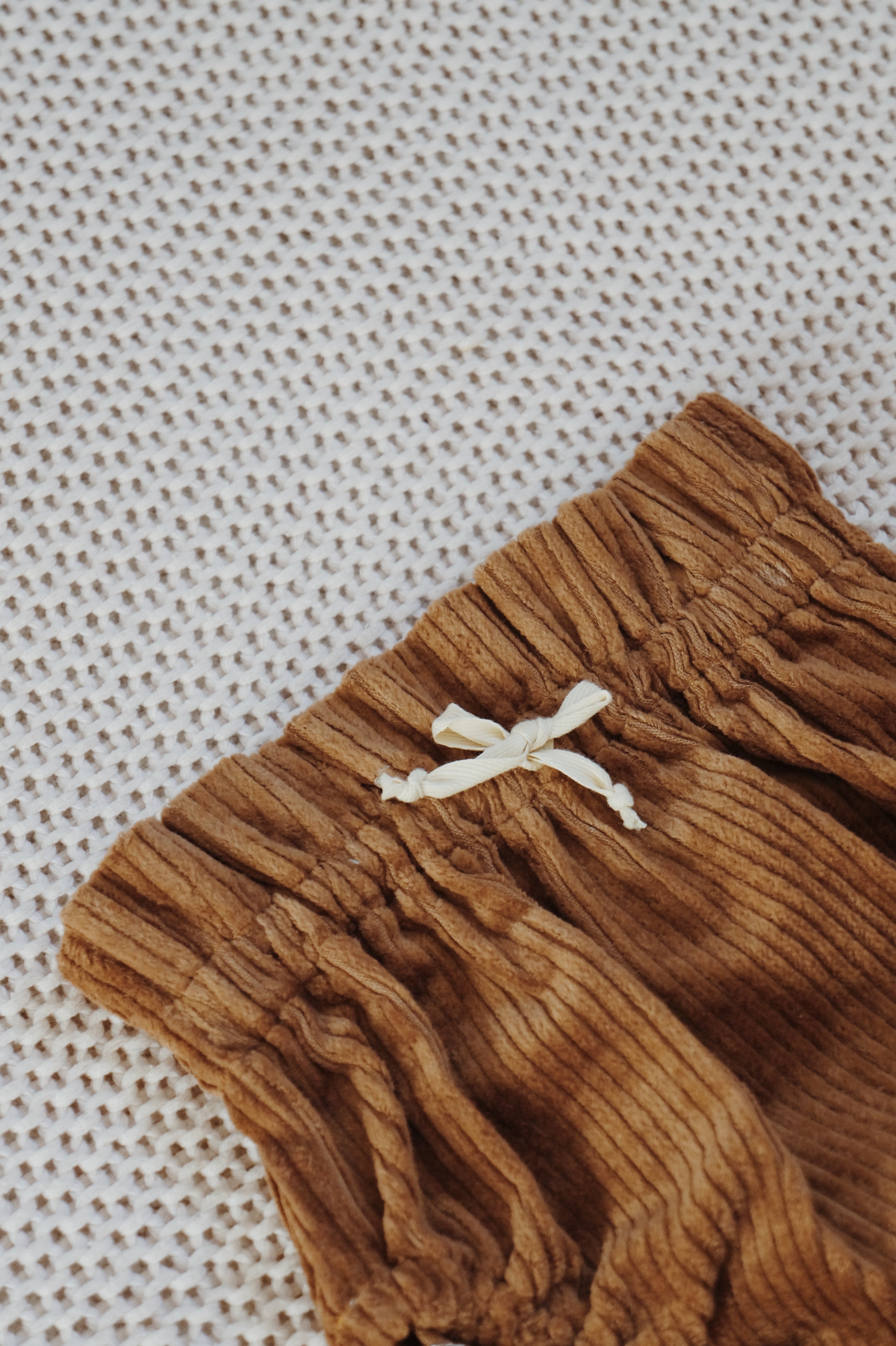 Bloomer taille haute Velours noisette Taille 12 mois