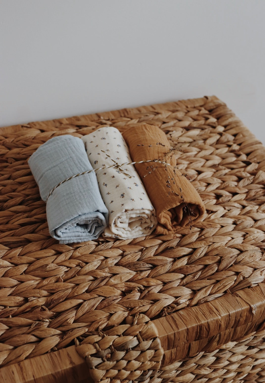 Trio de langes Bleuet