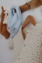 Veste matelassée avec manches enfant Bleuet/Crème