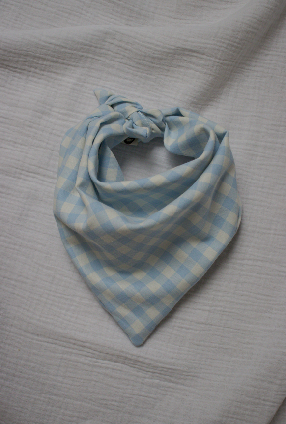Foulard Vichy Bleu ciel