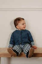 Pantalon fluide Marin