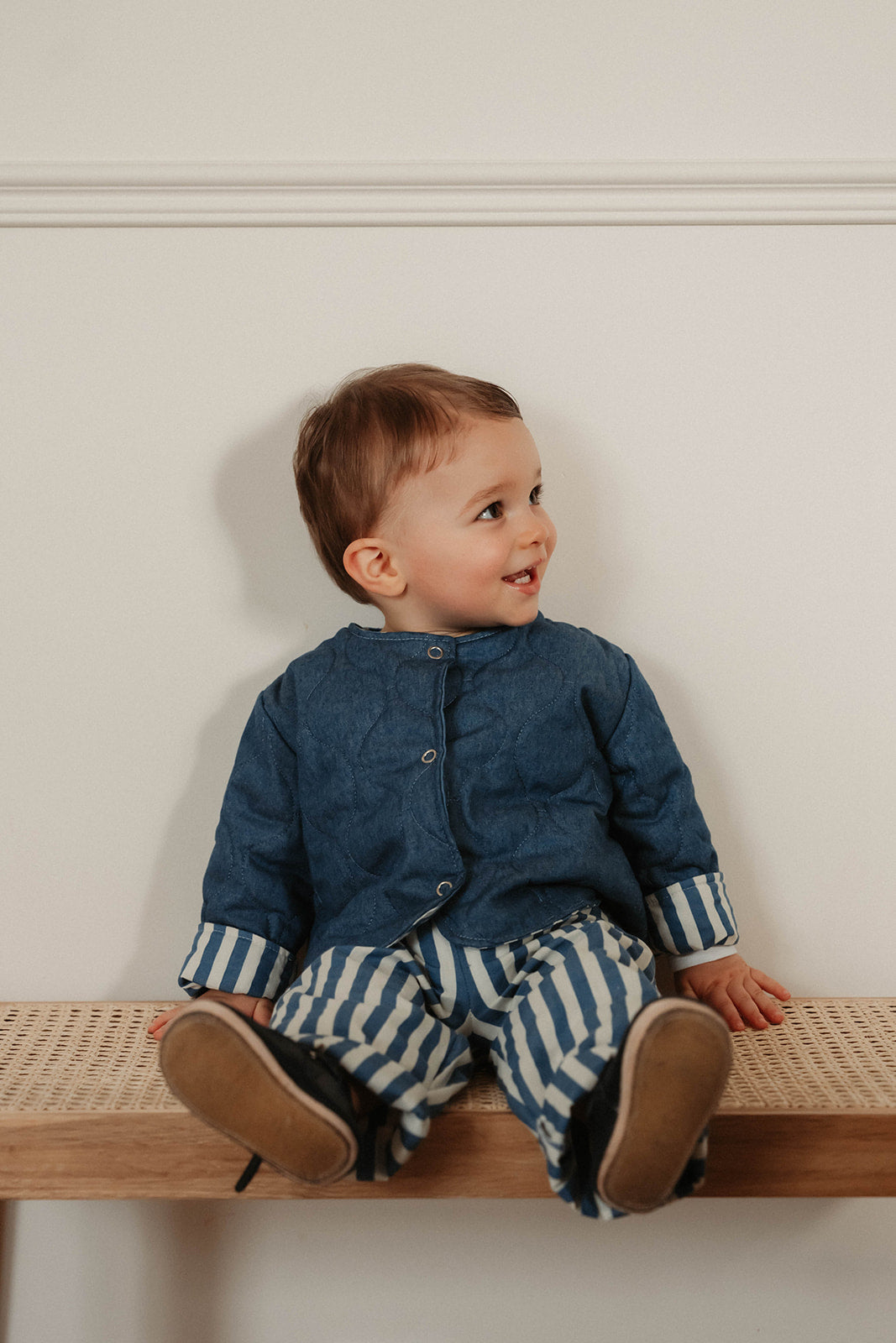 Pantalon fluide Marin