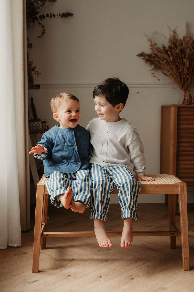 Pantalon fluide Marin