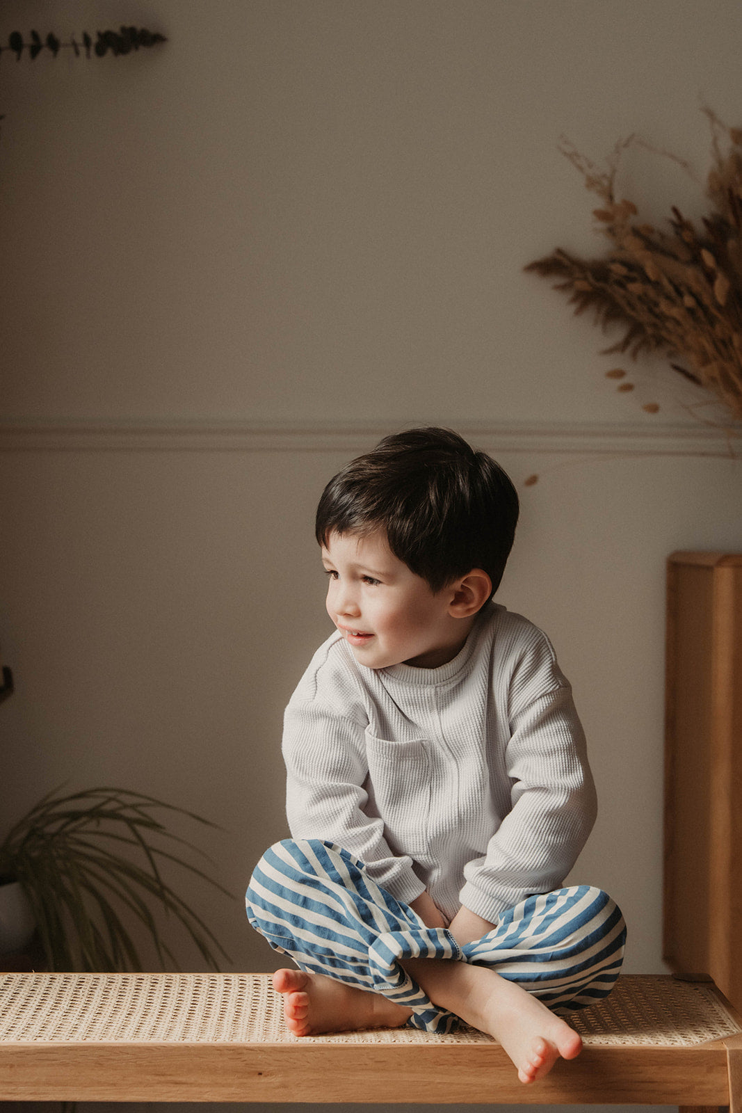 Pantalon fluide Marin