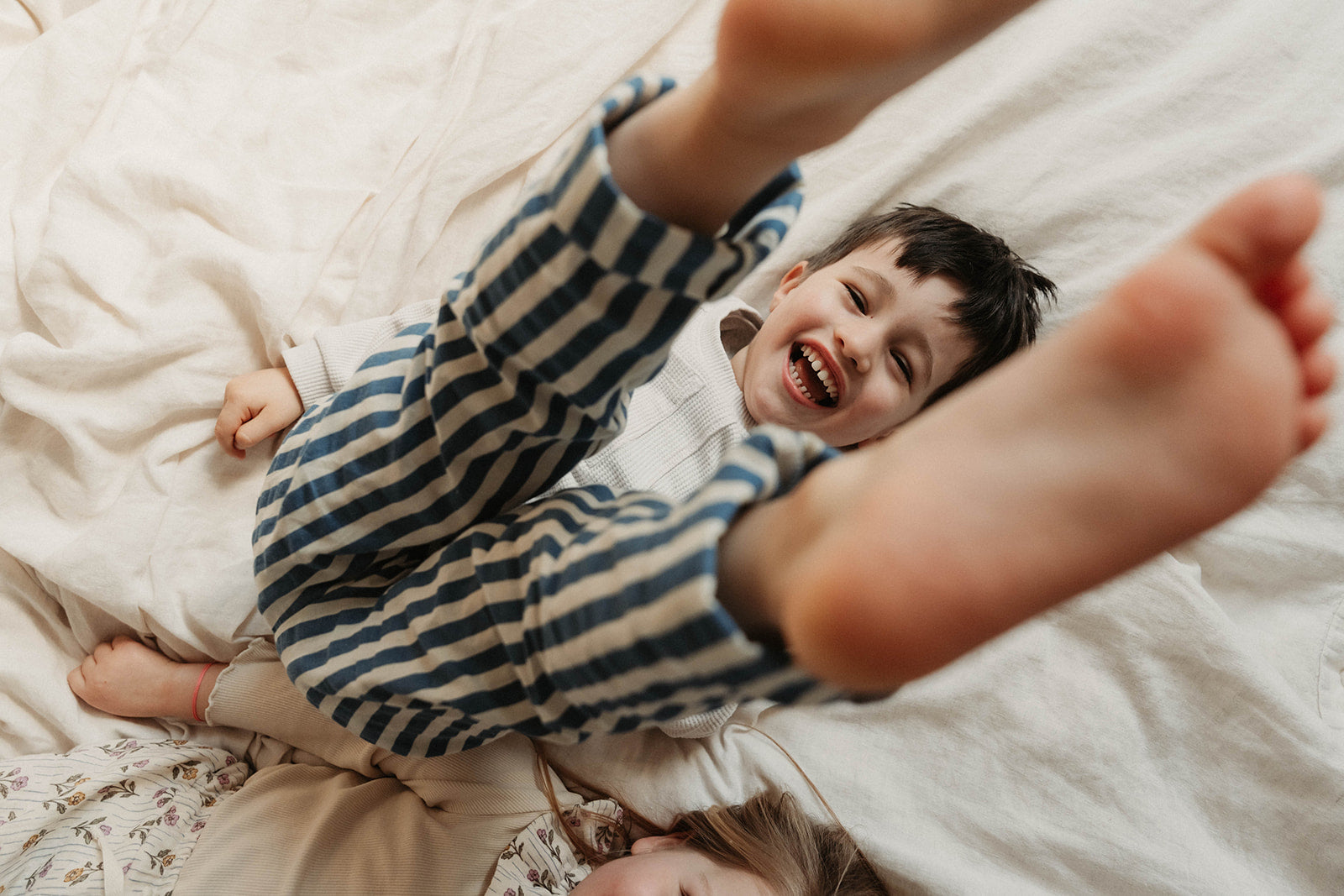 Pantalon fluide Marin