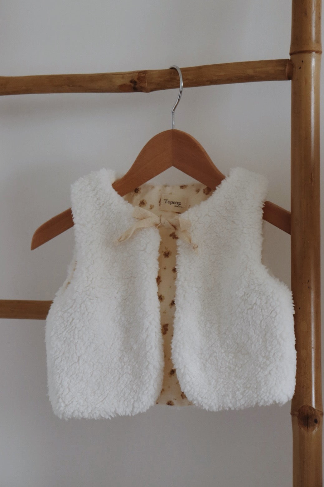 Gilet de berger Roses brunes Taille 36 mois