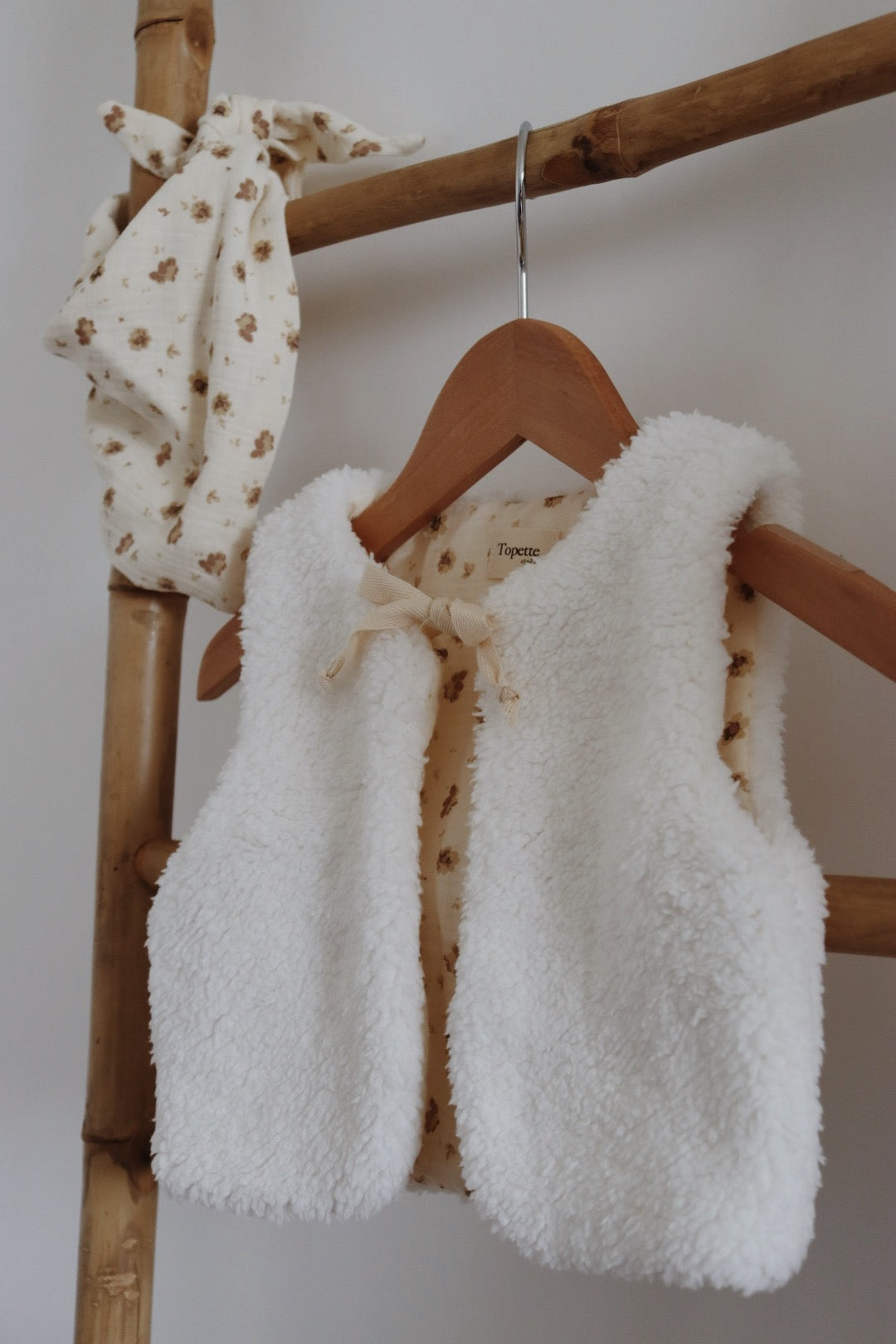 Gilet de berger Roses brunes Taille 36 mois