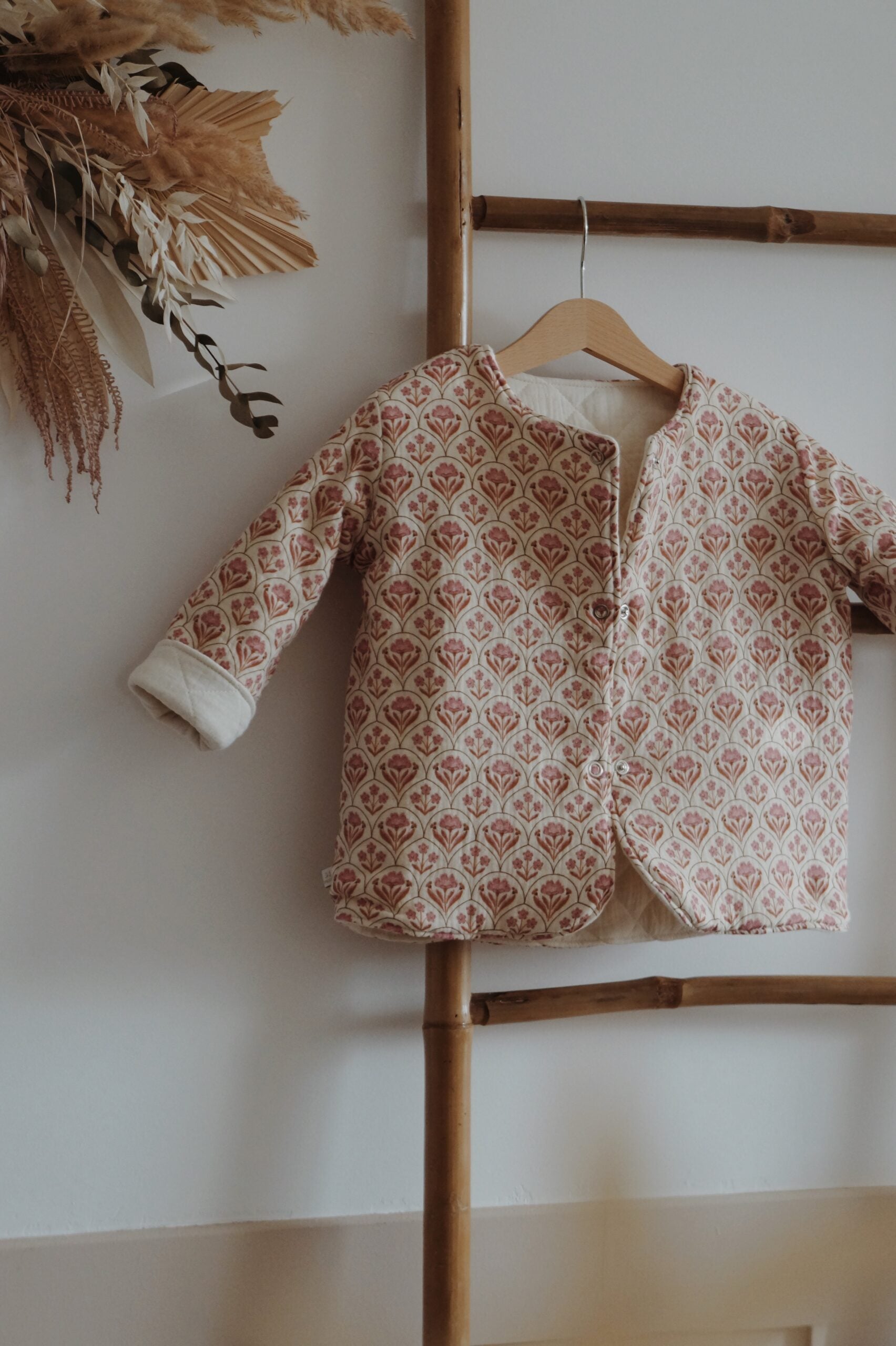 Veste matelassée avec manches enfant Crème/Indira Taille 3 mois