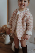 Veste matelassée avec manches enfant Crème/Indira Taille 3 mois