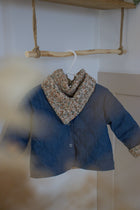 Vestes matelassées avec manches enfant Jean/ Bouquet floral