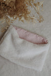 Crème/Vichy rose