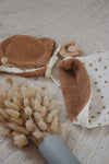 Noisette/Roses brunes